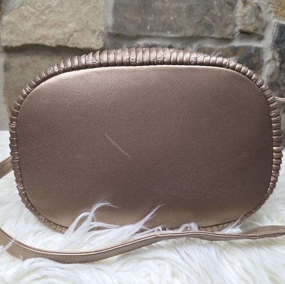 Chanel Coco Pleats Drawstring Chain Lambskin Leather Bucket Bag Purse - Picture 11 of 16